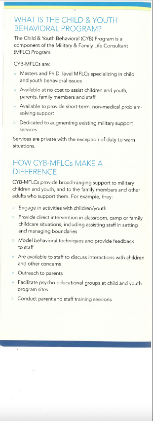 Child & Youth Behavioral Program